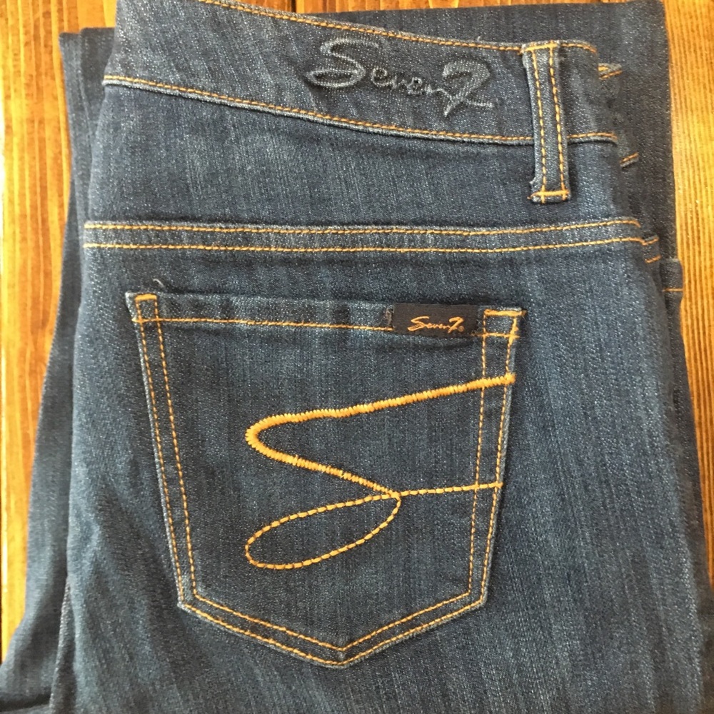 Seven7 Women’s Flare Jeans size 10 - Picture 1 of 4